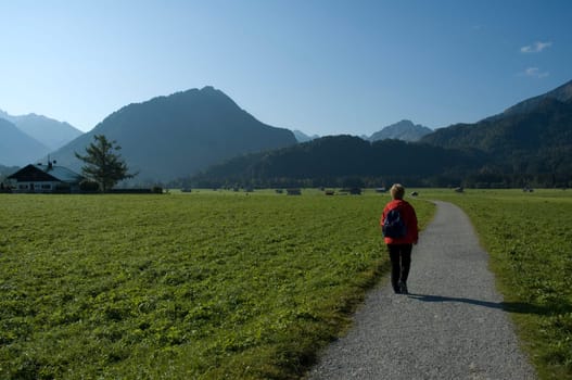 Hikers in the Allgäu