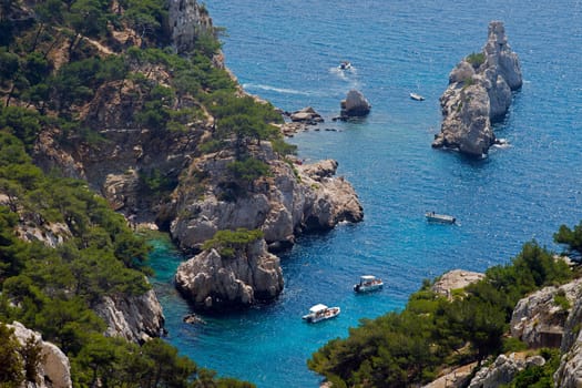 In the Calanques in the South of France