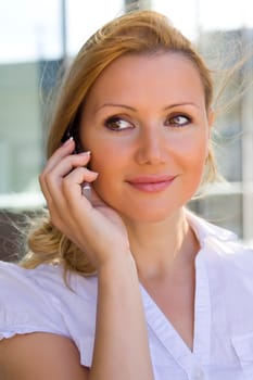 businesswoman on the phone