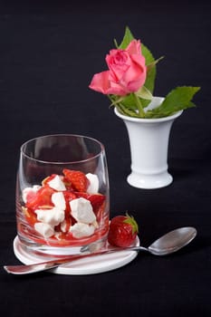 Meringue rose black