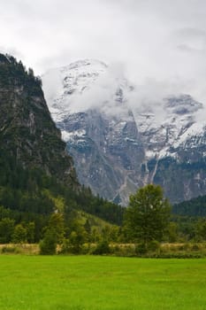 Totes Gebirge Mountains from to Almsee