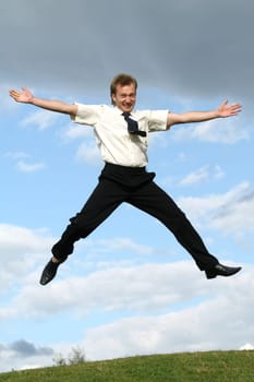 jumping man