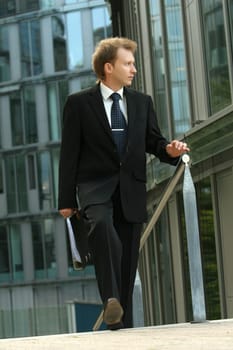 businessman walking