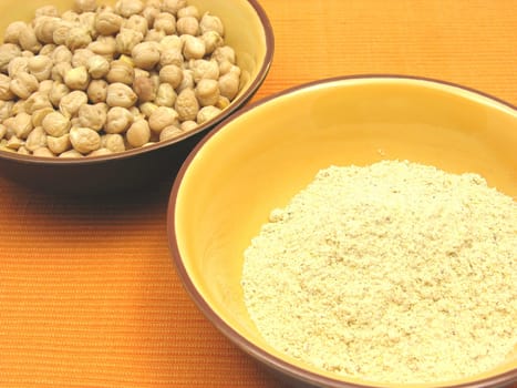 Chickpeas and chickpea flour