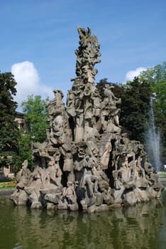 Erlangen Fountain Park Castle Garden Festival