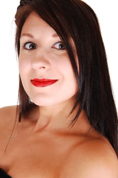 Pretty dark haired girl.