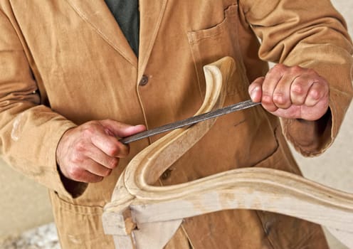 carpenter  and old tool