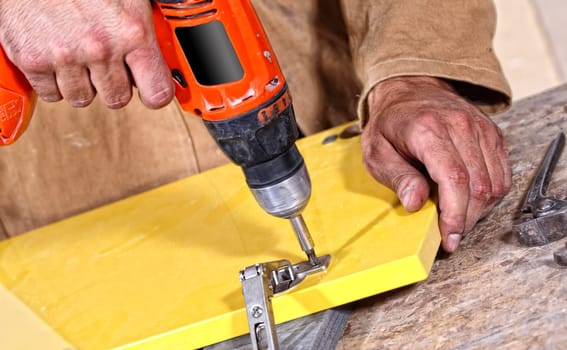 carpenter  and drill