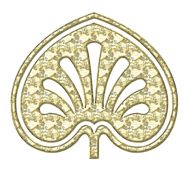 Design Element - Leaf - Gold