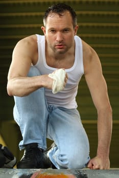 male fighter