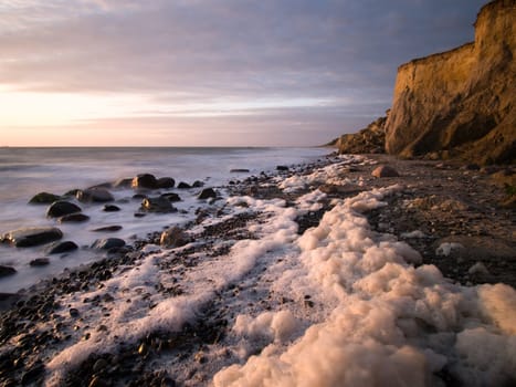 Steep coast