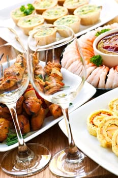 Assorted appetizers