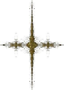 Design Element - Cross Shape - Grunge