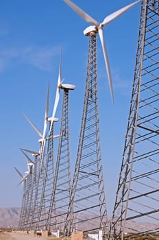 turbine row vertical