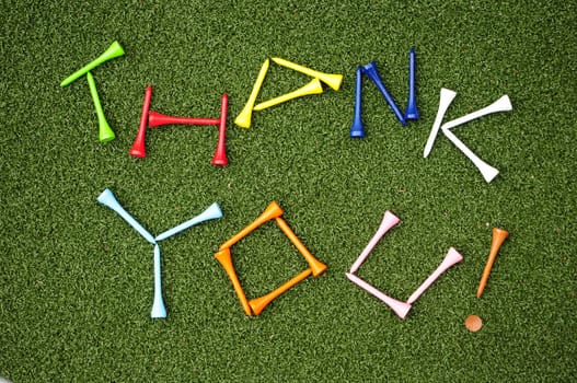golf tee thank you