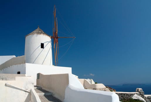 Windmill in Oia (Santorini)