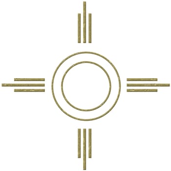 Design element - frame - gold-plated