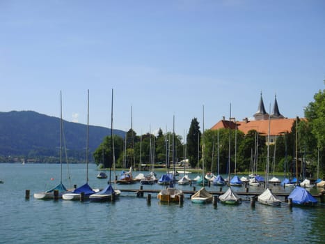 Marina at Lake Tegernsee