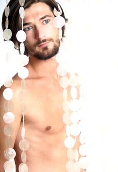 Man Behind Curtain