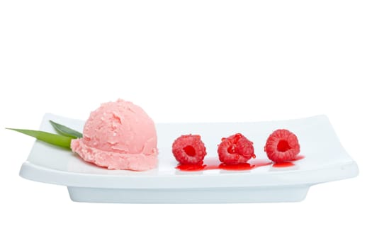 Strawberry ice cream