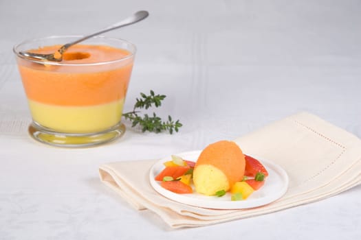 Layered mousse