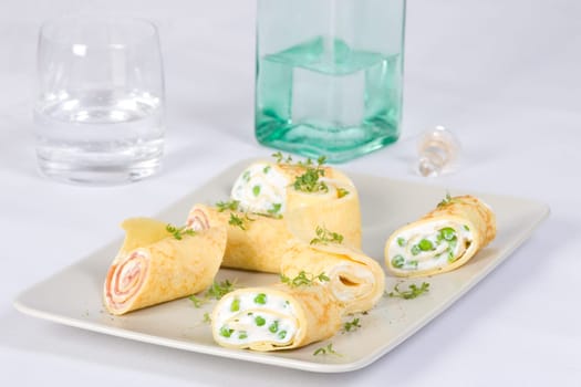 Crepe platter