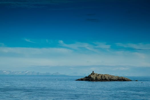 Archipelago island off the Lofoten Islands