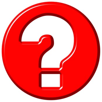 3D Question Sign