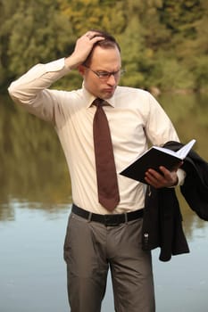 stressed businessman