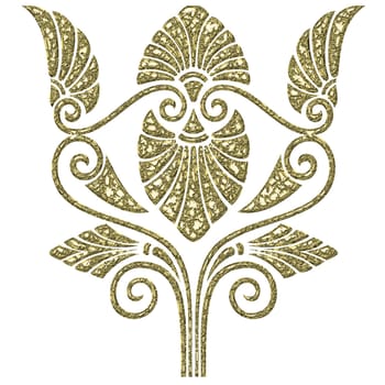 Design element - gold-plated