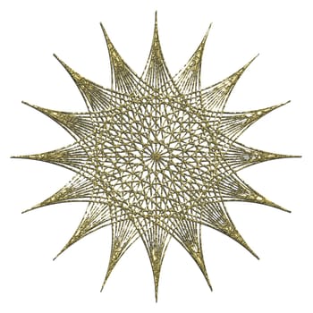 Design Element - Star Shape - Gold