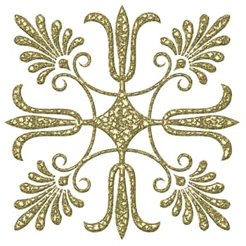 Design Element - Abstract - Gold Plated