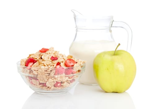Healthy and tasty breakfast
