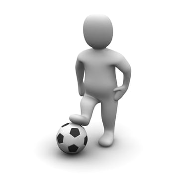 Man and football