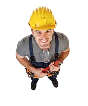 handyman funny portrait