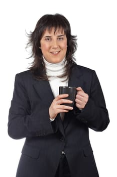 Serious business woman