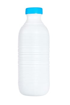 Plastic bottle of fresh milk
