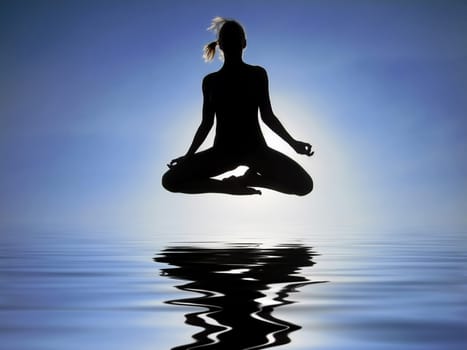 Levitation over the water