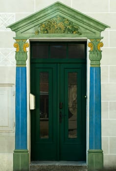 Beautiful entrance into a house