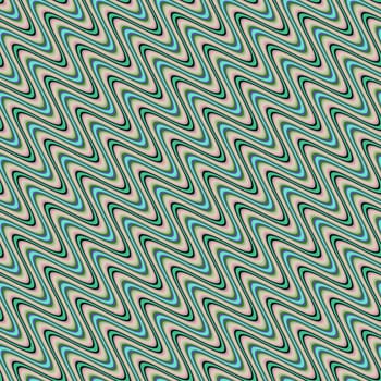 diagonal waves pattern