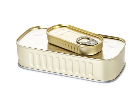 Two food tin can
