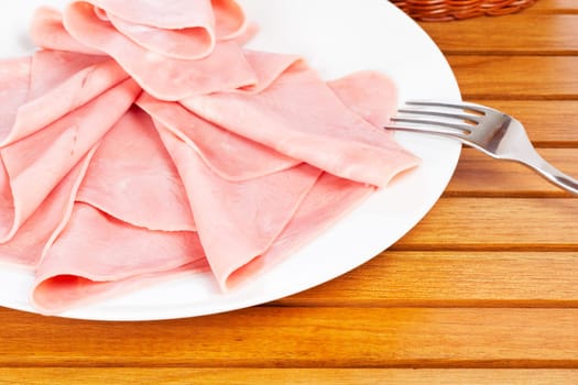 Slices of ham