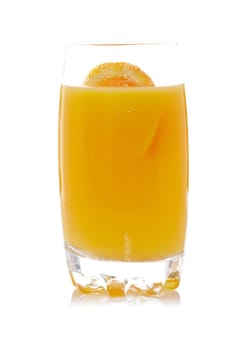 Glass of fresh orange juice