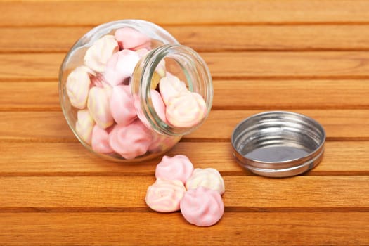Pink marshmallows