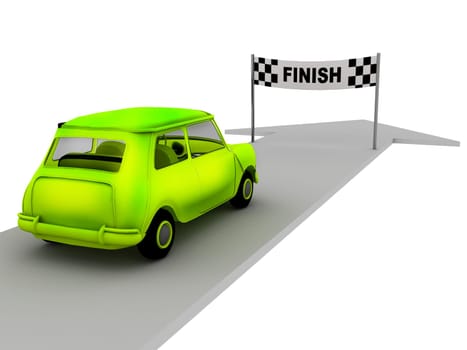 finish line