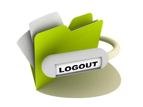 logout button