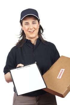 Sign for delivery