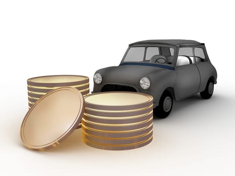 money and car