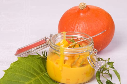 Compote in a jar