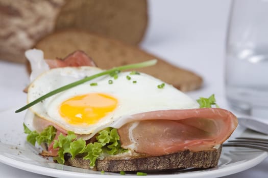 Egg with chives